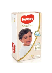 Huggies Extra Care Diapers Size 6 15kg+ Jumbo Pack 42 Diapers