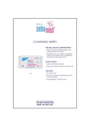 Sebamed Extra Soft Baby Cleaning Wipes White 72 Wipes Pack of 4