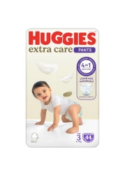 Huggies Extra Care Cloud Soft Waistband Diaper Pants Size 3 6-11kg 44 Pants Pack of 2