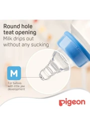 Pigeon SofTouch Peristaltic Plus Silicone Teat 01853 Medium Clear