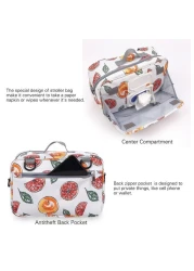 مجموعة أدوات تغيير حفاضات الأطفال من Little Story - أبيض فاكهي