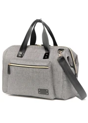 Little Story Zera Mom Dad Diaper Bag - Grey