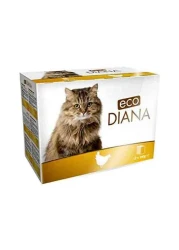 Eco Diana Chunks With Chicken In Gravy Cat Food 100g Pack of 12