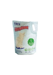 Bag of 3 - Kitty Sand Natural Plant-based Tofu Cat Litter, Flushable Clumping Cat Litter Pellets 6L/2.5kg