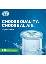 Al Ain Low Sodium Drinking Water Cups 250ml Pack of 24
