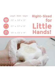 myHomeBody Konjac Baby Sponge for Bathing Cute Shapes Natural Kids Bath Sponges for Infants Toddler Bath Time Natural and Safe PlantBased Toys 3pc Set Butterfly Ladybug Star