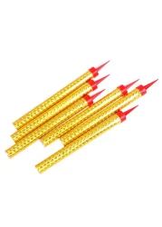 Lavish Gold Sparkling Candles, 6 Pcs Party And Birthday Candles, Fountain Candles For Birthday Cake (18cm, Gold)