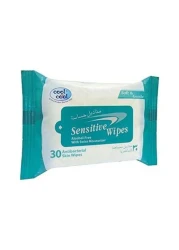 Cool &amp; Cool Sensitive Anti-Bacterial Wet 30 Wipes