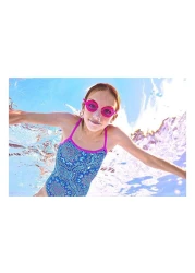 Zoggs Ripper Junior Swimming Goggles Pink Purple Tint Purple