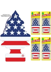LITTLE TREES Air Fresheners Car Air Freshener. Hanging Tree Provides Long Lasting Scent for Auto or Home. America, 24 Air Fresheners