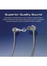 High-Fidelity Liquid Silicone Wireless Neckband Earphones
