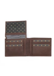 R. Roncato Men&#39;s Leather Wallet, Brown