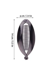 Banana Hair Clip for Thick Fine Curly Hair Vintage Clincher Combs Tool Accessories Fishtail Hair Clip Combs Double Banana Clip Set for Women Girls