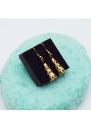 Aiwanto Small Hanging Earring for Daily Wear Office Party Earring (Gold)