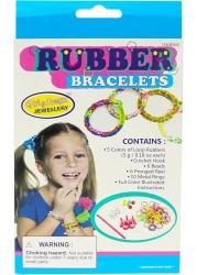 Rubber Bracelets Kit, Loom Bands, DIY Craft for Kids