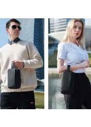 Arctic Hunter Unisex Handbag Durable Premium Water Resistant Carry All Bag with Pockets for Men in Daily Use K00580 Black