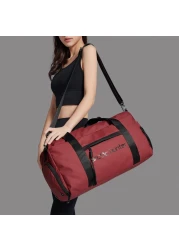 Arctic Hunter 25L Premium Gym Bag Water Resistant Duffel Bag with Shoe Compartment and Detachable Shoulder Straps for Men and Women LX00537 Red