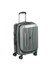 Delsey Cruise 4 Wheel Hard Casing Cabin Trolley 58cm Platinum