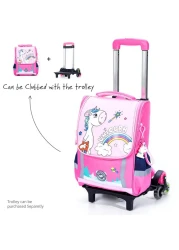 Eazy Kids School Bag Unicorn - Princess Pink