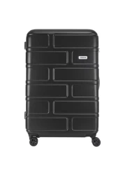 أمريكان توريستر بريكلين حقيبة سفر صلبة بعجلات دوارة ، 69 سم - أسود