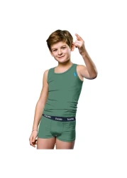 Fontella Cotton Underwear Set for Boy 800810 Olive 10 Years