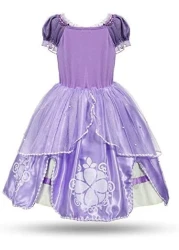 Aiwanto Dress for Girl&#39;s Princess Dress for Girl&#39;s Party Wear children Dress(130cm)
