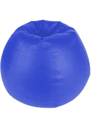 Large Bean Bag | Blue Bean Bag Chair | Leather BeanBag