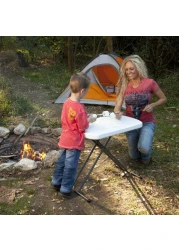 Lifetime 26-Inch Personal Table (Light Commercial) 2 Year Limited Warranty, White Granite Colour, LFT-8354