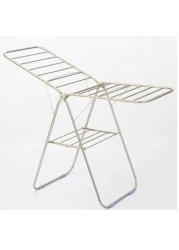 Clothes Drying Rack, Home Stainless Steel Heavy Duty Cloth Dryer Silver