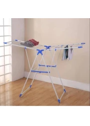 Cloth Dryer Rack White/Blue Cloth Drying Stand