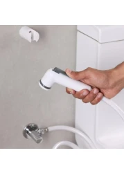 bathroom set bathroom cleaning white shataf faucet ABS flower watering car washing pet bath pressure adjustable