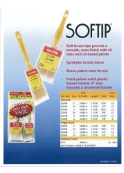 Wooster Brush 9120Q31080024 212Inch Q3108212 Softip Paintbrush GoldWhite