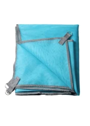 Aiwanto Beach Mat Picnic Mat Sand Proof Lightweight Compact Large Beach Picnic Mat Fast Dry Waterproof Easy Clean Ultra Portable Blanket (Blue, 79"×79")