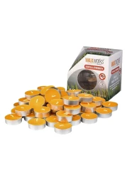 Waxworks Citronella Tealights Natural Mozzie Repellent White 50