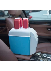 Velaurs 12 Volt Car Refrigerator, 7.5L Portable Freezer Low Noise Mini Electric Compressor Cooler Warmer With Thickened Inner Liner Car Fridge For Camping, Outdoor, Vehiclel, Travel, Home, Party