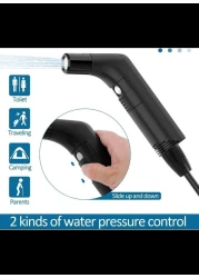 Radiotronics Portable Electric Rechargeable Travel Bidet, Handheld Soft Pressure Sprayer for Bathroom, rv Car and Outdoor Camping