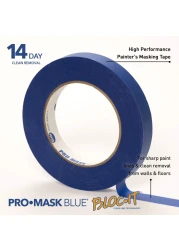 IPG ProMask Blue with BLOCIt Premium 14Day Masking Tape 094 x 60 yd Blue Single Roll