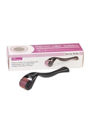 Cosmoderm - Lee Posh Titanium Alloy Needle Skin Derma Roller Black/Purple