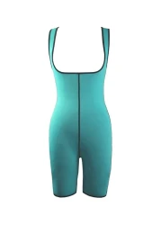 بدلة تنحيف الجسم النسائية المصنوعة من النيوبرين - حارق دهون البطن والفخذ، ملابس تنحيف البطن المضغوطة، بدلة ساونا لتنحيف الخصر