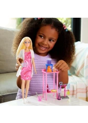 ​Barbie Scientist Doll and Accessories with Blonde Fashion Doll, Lab Table, Microscope, &amp; Color-Change Beaker &amp; Petri Dish Accessories
