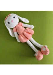 Eco-Friendly Handmade Crochet Doll: 100% Cotton Amigurumi Plush, a Cherished Treasure for Kids, Collectors, and Nursery Adornment