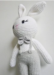 Artisan-Crafted Cotton Crochet Doll: Adorable Amigurumi Plush Toy, 100% Handmade, Perfect for Kids, Collectors, and Thoughtful Gifts