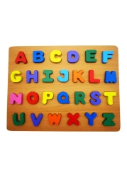 Learning &amp; Educational Toys for Kids &amp; Toddler - Number Alphabet Puzzle - Pre school Learning Board Games, Early Education Wooden Math Puzzles