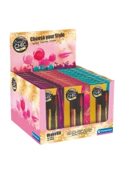 Clementoni Crazy Chic Teen Lip Gloss and Lipliner Pencil Display Box Multicolour