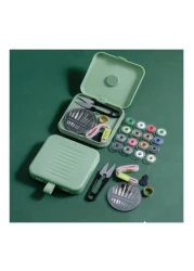 GOLDEN ROSE Magnetic Sewing Kit Travel Portable Storage Box DIY Embroidery Needle Thread Scissor Set