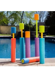 ULTIMAX Water Pistols, Foam Water Gun,Squirt Guns, Watering Toys Outdoor Beach Water Pool Toys Water Spray Tube Water Blaster (6, Multicolor)