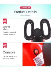 دراجة نارية كهربائية للأطفال يمكنها الجلوس للأولاد لشحن موازنة السيارة دراجة نارية 6 فولت سكوتر كهربائي لعبة للأولاد بعمر 3 و 8 سنوات لعبة سيارة للأطفال دراجة نارية للأطفال يركبون على سيارة لعبة