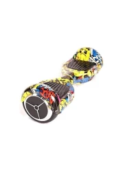 ملصق جلدي لسكوتر كهربائي ذاتي التوازن غطاء حماية من مادة البولي فينيل كلوريد للأطفال يتضمن حقيبة حمل ومكبرات صوت بلوتوث