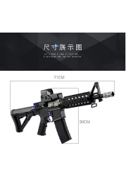 Hydro Blaster Electric Machine Gun Toy M4 A1 Outdoor Water Crystal Gel Ball PUBG Model