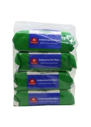 Carrefour Original Antibacterial Skin Wipes White 80 Wipes Pack of 4
